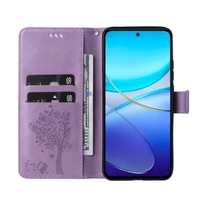 ART CAT Peňaženkový kryt pre Vivo V40 SE 5G fialový