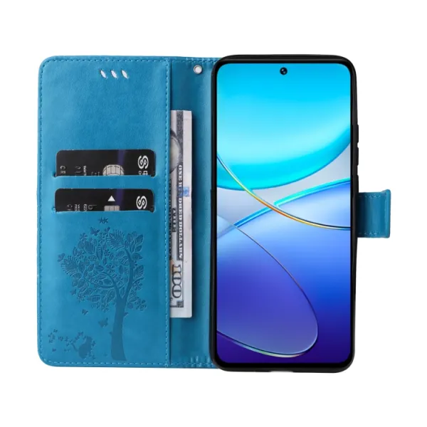 ART CAT Peňaženkový kryt pre Vivo V40 SE 5G modrý