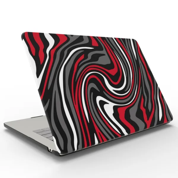 PROTEMIO ART CASE pre MacBook Pro Retina 15" A1398 BLACK RED WHITE