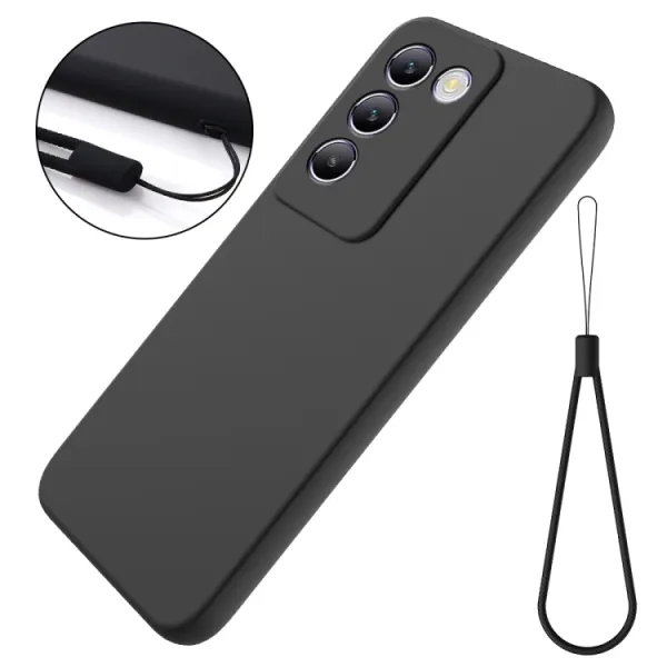 RUBBER Ochranný kryt pre Vivo V40 SE 5G čierny
