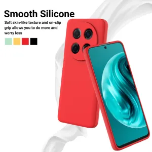 RUBBER Ochranný obal pre Huawei Nova 12i červený