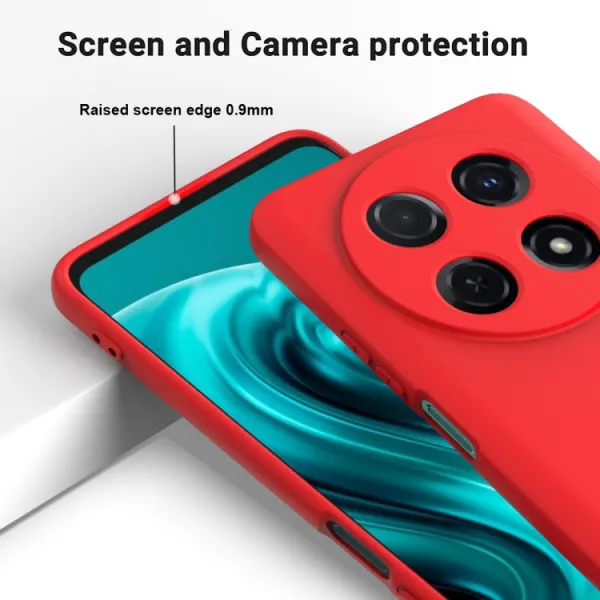 RUBBER Ochranný obal pre Huawei Nova 12i červený