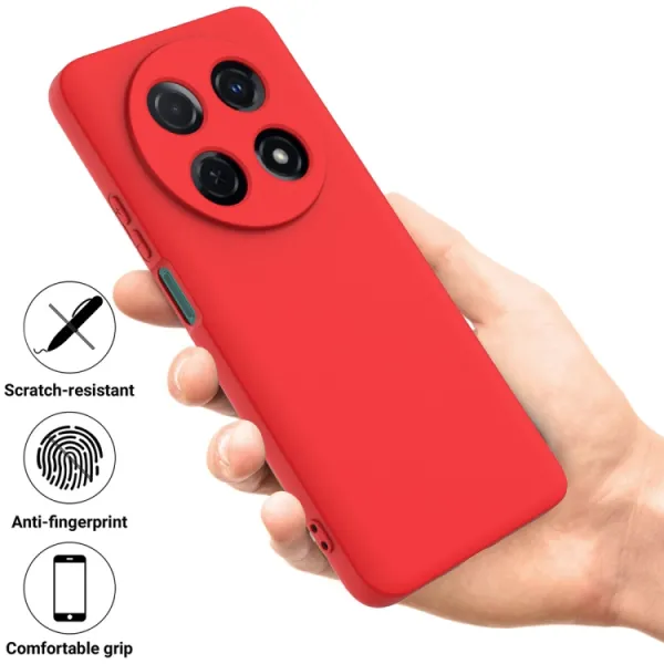 RUBBER Ochranný obal pre Huawei Nova 12i červený