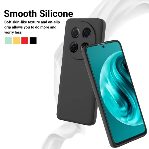 RUBBER Ochranný obal pre Huawei Nova 12i čierny