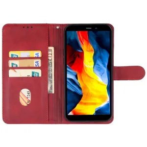 SMOOTH Peňaženkové puzdro pre Oukitel WP32 červené