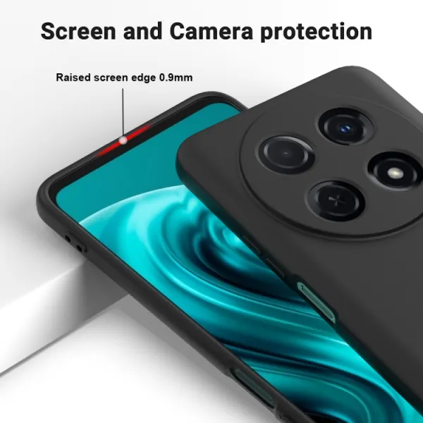 RUBBER Ochranný obal pre Huawei Nova 12i čierny