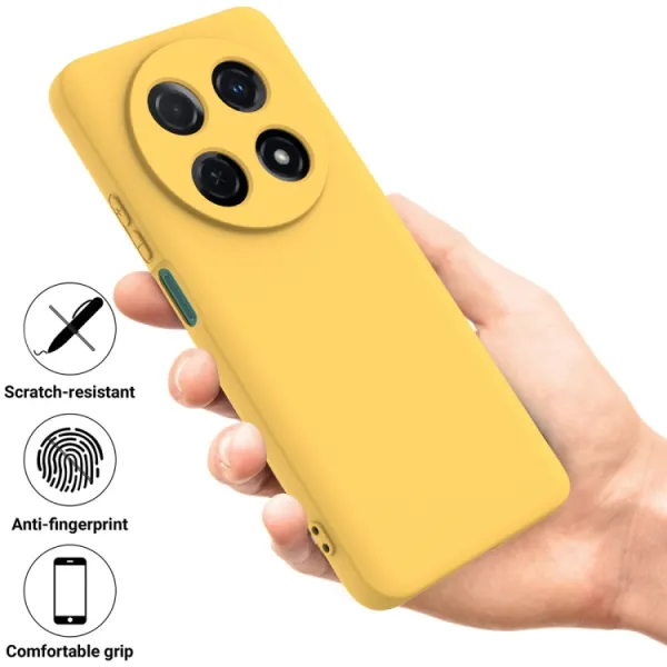 RUBBER Ochranný obal pre Huawei Nova 12i žltý