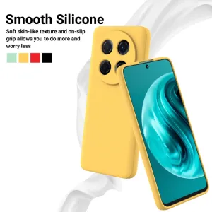 RUBBER Ochranný obal pre Huawei Nova 12i žltý