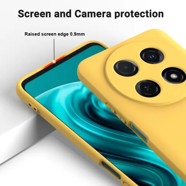 RUBBER Ochranný obal pre Huawei Nova 12i žltý