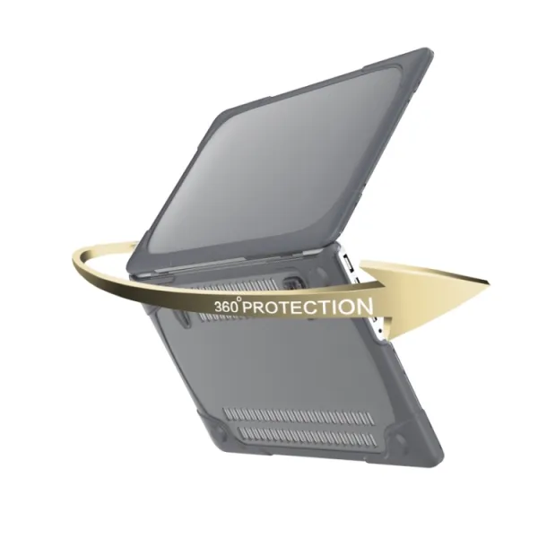 PROTEMIO RUGGED Kryt pre MacBook Pro Retina 13" A1425 / A1502 šedý