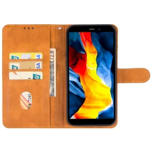SMOOTH Peňaženkové puzdro pre Oukitel WP32 hnedé