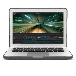 PROTEMIO RUGGED Kryt pre MacBook Pro Retina 13" A1425 / A1502 šedý