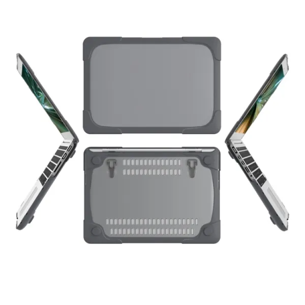 PROTEMIO RUGGED Kryt pre MacBook Pro Retina 13" A1425 / A1502 šedý