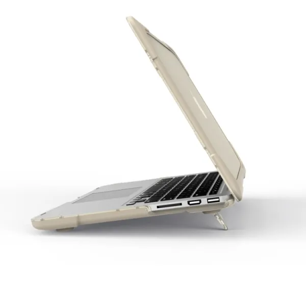 PROTEMIO RUGGED Kryt pre MacBook Pro Retina 13" A1425 / A1502 béžový