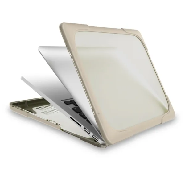 PROTEMIO RUGGED Kryt pre MacBook Pro Retina 13" A1425 / A1502 béžový