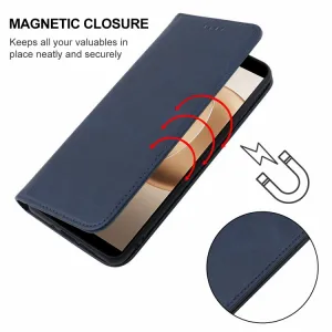 MAGNETIC Zaklápací kryt pre Oukitel WP32 modrý