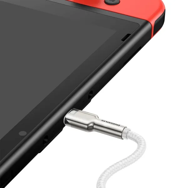 BASEUS CAFULE METAL 100W Kábel USB-C / USB-C 1 meter biely