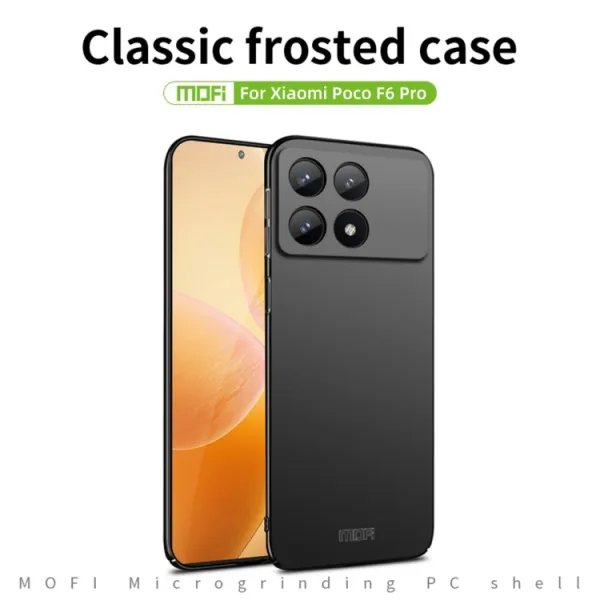 MOFI Plastový kryt pre Xiaomi Poco F6 Pro čierny