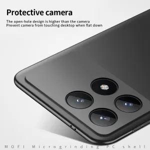 MOFI Plastový kryt pre Xiaomi Poco F6 Pro modrý
