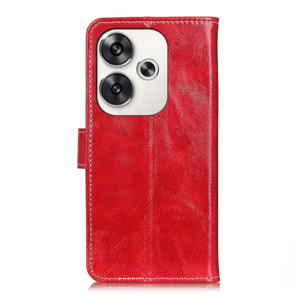 RETRO Peňaženkový obal Xiaomi Poco F6 červený