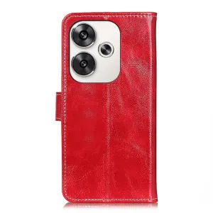 RETRO Peňaženkový obal Xiaomi Poco F6 červený