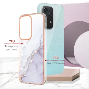 IMD MARBLE Ochranný kryt pre Honor 200 Lite WHITE