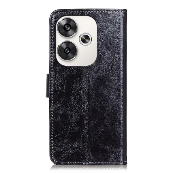 RETRO Peňaženkový obal Xiaomi Poco F6 čierny