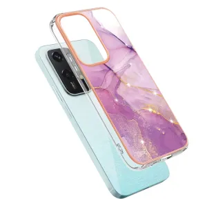IMD MARBLE Ochranný kryt pre Honor 200 Lite PURPLE