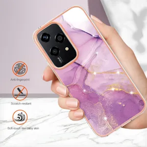IMD MARBLE Ochranný kryt pre Honor 200 Lite PURPLE