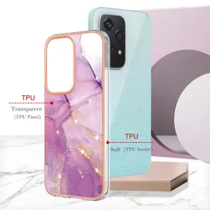 IMD MARBLE Ochranný kryt pre Honor 200 Lite PURPLE