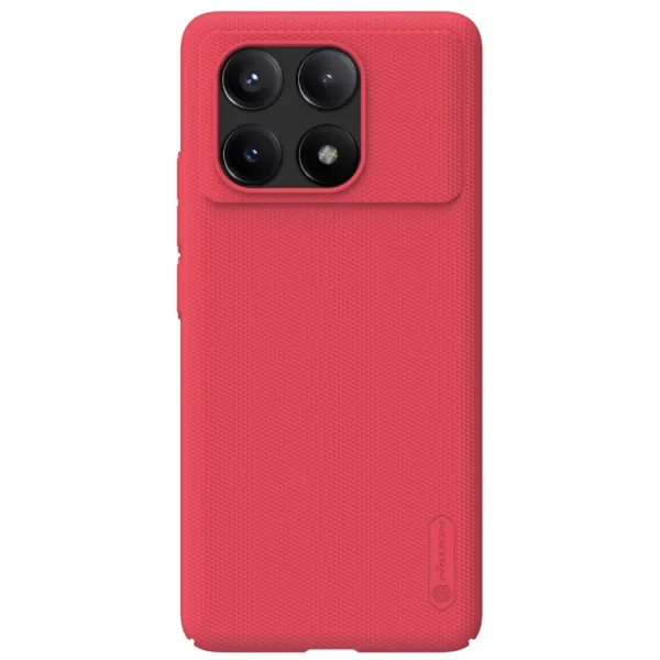 NILLKIN FROSTED Ochranný kryt pre Xiaomi Poco X6 Pro 5G červený