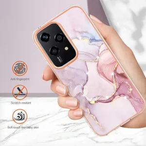IMD MARBLE Ochranný kryt pre Honor 200 Lite ROSE GOLD
