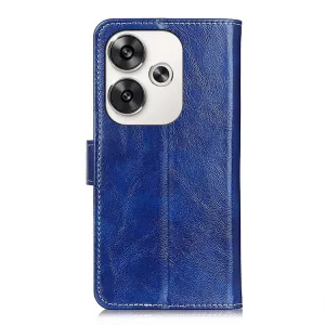 RETRO Peňaženkový obal Xiaomi Poco F6 modrý