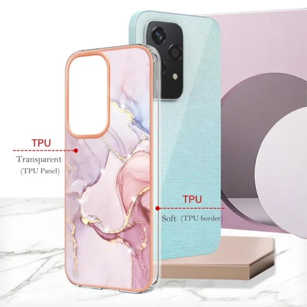 IMD MARBLE Ochranný kryt pre Honor 200 Lite ROSE GOLD