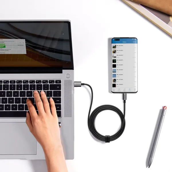 BASEUS SUPERIOR 100W Kábel USB / USB-C 1 meter čierny