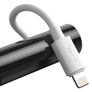 BASEUS SIMPLE WISDOM 2x Kábel USB-C / Lightning 20W 1.5 metra biely