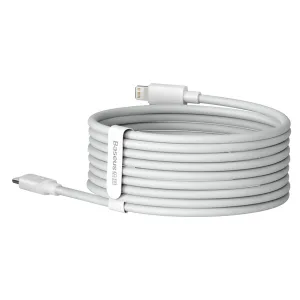 BASEUS SIMPLE WISDOM 2x Kábel USB-C / Lightning 20W 1.5 metra biely