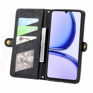 GEOM Peňaženkové puzdro pre Realme Note 50 čierne