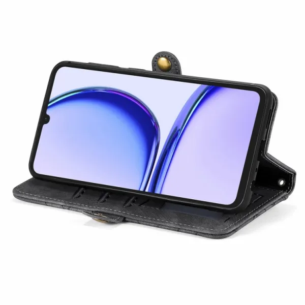 GEOM Peňaženkové puzdro pre Realme Note 50 čierne