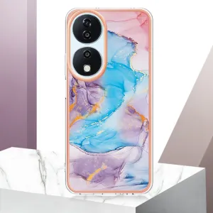 IMD MARBLE Ochranný kryt pre Honor X7b BLUE
