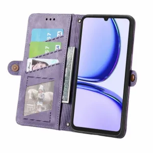 GEOM Peňaženkové puzdro pre Realme Note 50 fialové