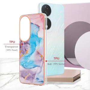 IMD MARBLE Ochranný kryt pre Honor X7b BLUE