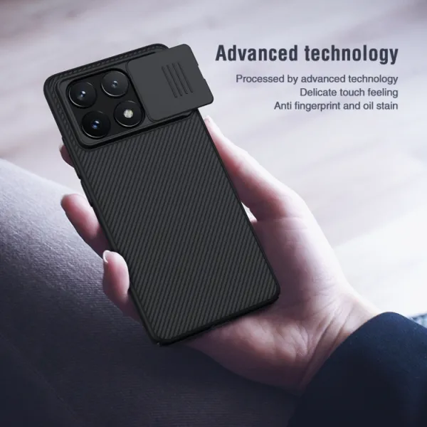 NILLKIN CAMSHIELD PRO Kryt pre Xiaomi Poco X6 Pro 5G čierny