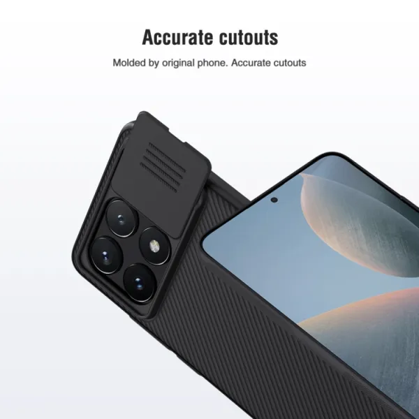NILLKIN CAMSHIELD PRO Kryt pre Xiaomi Poco X6 Pro 5G čierny
