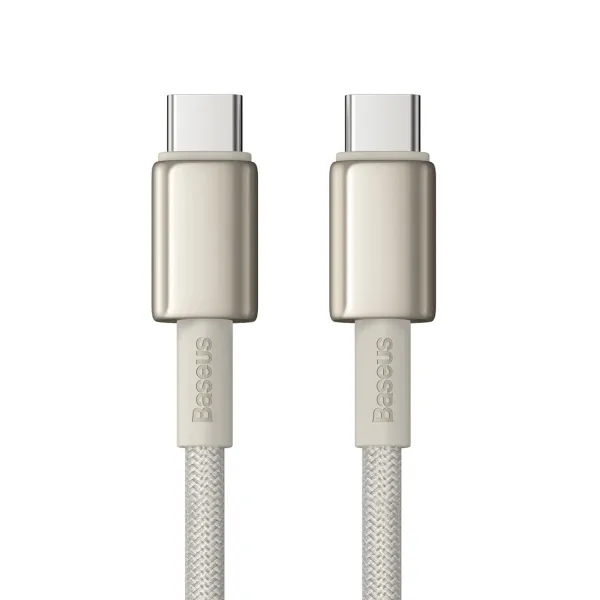 BASEUS TUNGSTEN GOLD 100W Kábel USB-C / USB-C 1 meter zlatý