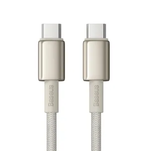 BASEUS TUNGSTEN GOLD 100W Kábel USB-C / USB-C 1 meter zlatý