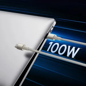 BASEUS TUNGSTEN GOLD 100W Kábel USB-C / USB-C 1 meter zlatý