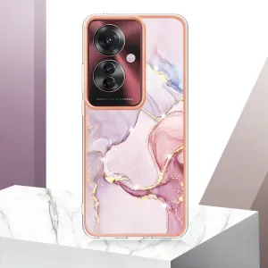 IMD MARBLE Ochranný kryt pre Oppo Reno11 F 5G ROSE GOLD