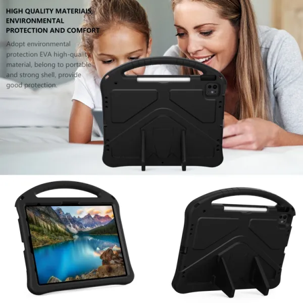 KIDDO Detský obal pre Apple iPad Pro 13 2024 / M5 2025 čierny