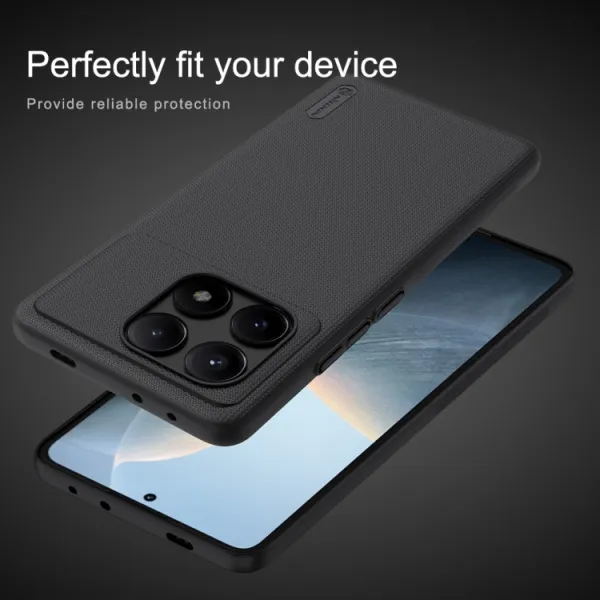 NILLKIN FROSTED Ochranný kryt pre Xiaomi Poco X6 Pro 5G modrý